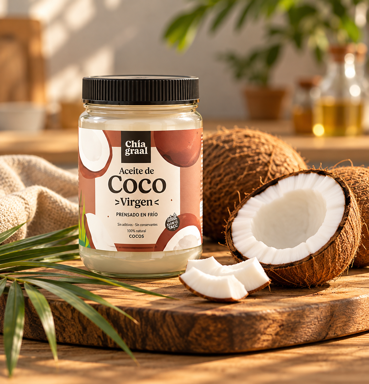 Aceite de coco Virgen.