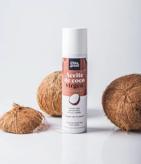 Aceite de coco Virgen en Aerosol
