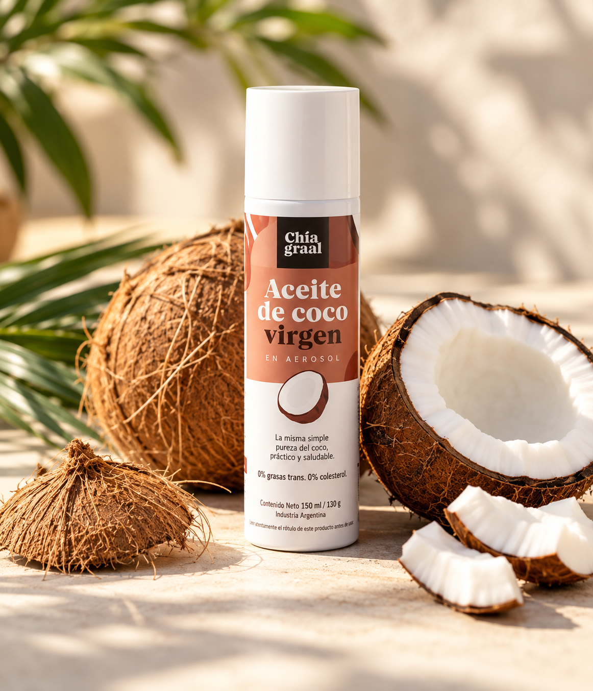 Aceite de coco Virgen en Aerosol