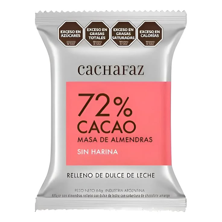Alfajor Cachafaz 72% cacao