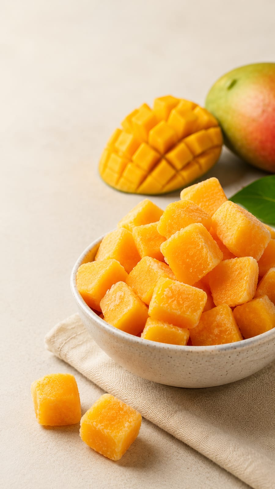 Mango en trozos congelado